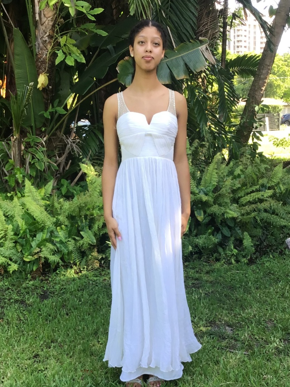 Vintage Guess silk Dress with beads